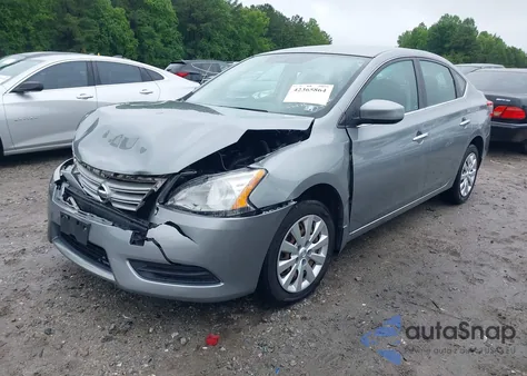 2014 Nissan Sentra Sv from USA, damaged, VIN 3N1AB7AP7EY337817
